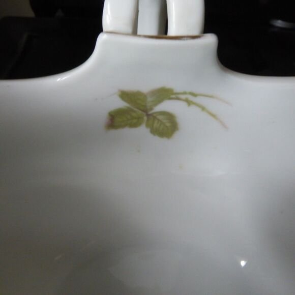 VTG Circa 1920s Rosenthal Empire Gravy Bowl W/ Woman Face Handles & Underplate - Picture 9 of 16